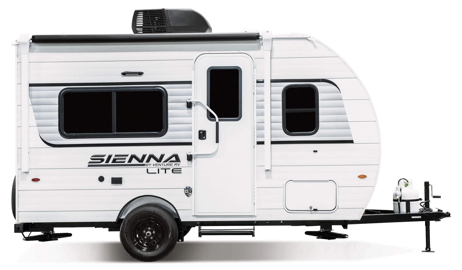 2026 Venture RV Sienna Lite SA130VRD Travel Trailer Exterior Side Profile — illustration du fabricant, millésime indiqué sur la photo