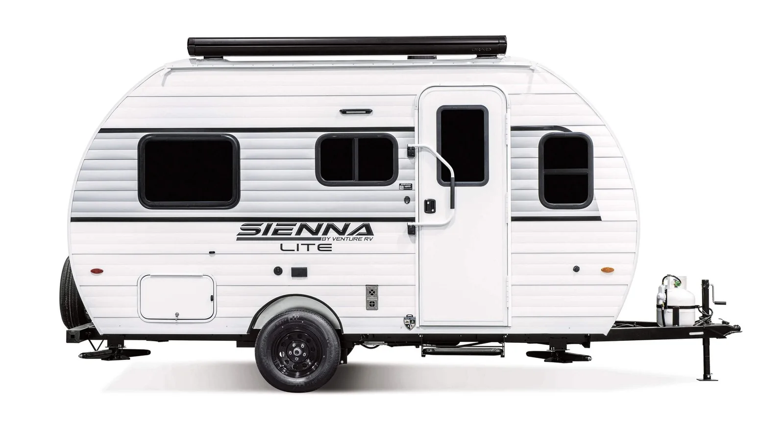 2026 Venture RV Sienna Lite SA140VFD Travel Trailer Exterior Side Profile — illustration du fabricant, millésime indiqué sur la photo